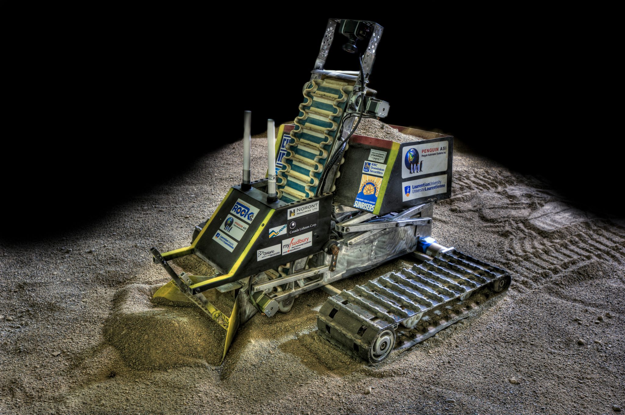 space mining robot